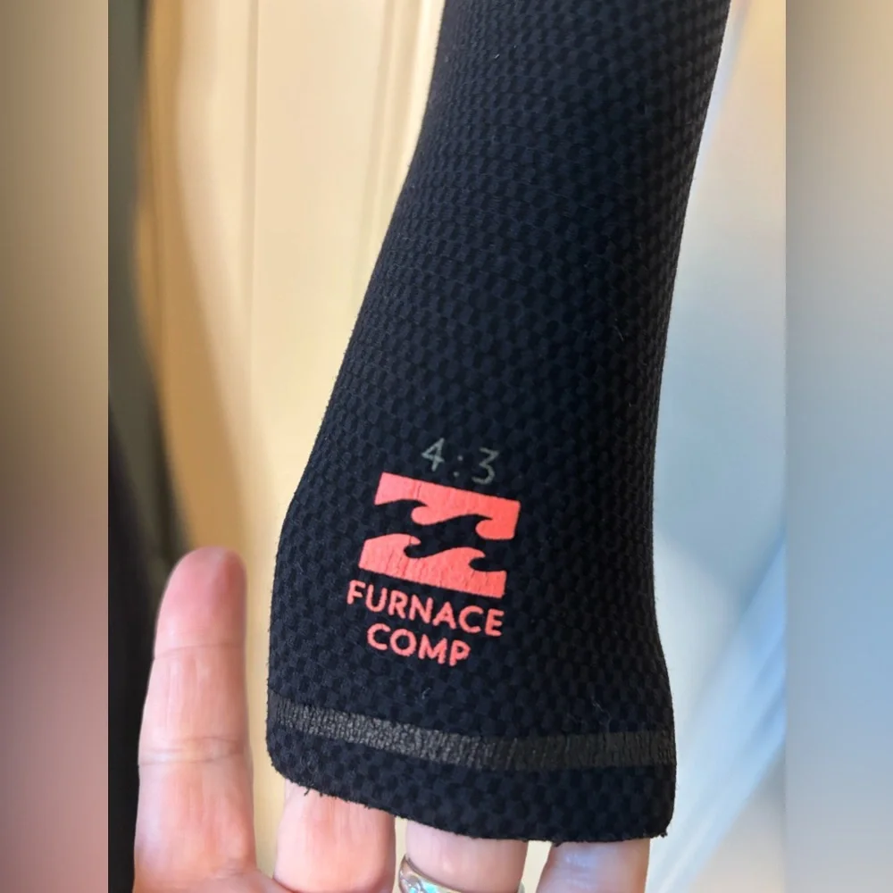 Billabong Wmns 4/3 Furnace Comp Series Chest Zip Wetsuit in Serape color Size 6 - Picture 3 of 10